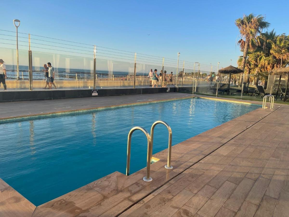 Apartamento Con Piscina En El Paseo Cruz Del Mar Chipiona Extérieur photo